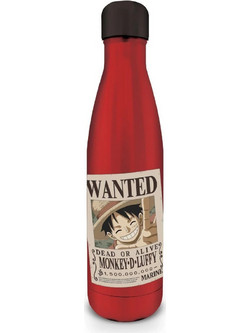 Pyramid One Piece Luffy Παιδικό Παγούρι Θερμός Ανοξείδωτο Κόκκινο 560ml
