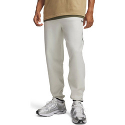 Under Armour Ανδρικό Παντελόνι Φόρμας Fleece με Λάστιχο Εκρού 6013427-110