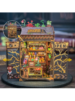 Cutebee Fantacy Plant Shop 3D Book Nook DIY 146 Κομμάτια 17cm