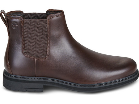 Timberland Stormbucks Ανδρικά Chelsea Μποτάκια Δερμάτινα Καφέ TB0A42PGW011