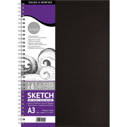 Daler-Rowney Simply Μπλοκ Σχεδίου A3 100gr/m² 54 Φύλλα