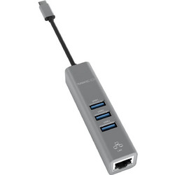 Terratec 251735 USB Hub 3.0 USB-C με 4 Θύρες USB-A / Ethernet