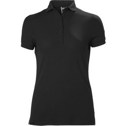 Helly Hansen Γυναικεία Αθλητική Μπλούζα Polo Μαύρη 53049-990