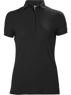 Helly Hansen Γυναικεία Αθλητική Μπλούζα Polo Μαύρη 53049-990
