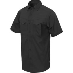 Helikon-Tex Ανδρικό Πουκάμισο Βαμβακερό Κοντομάνικο Κανονική Γραμμή Μαύρο KO-DS2-PR-01-B05