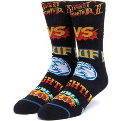 Huf X Street Fighter Ανδρικές Κάλτσες Ψηλές με Σχέδια Μαύρες SK00636