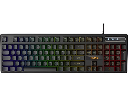 KLGO JP-5 Gaming Πληκτρολόγιο RGB Black