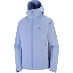 Salomon Γυναικείο Μπουφάν Χειμωνιάτικο Softshell Μακρύ Αντιανεμικό Γαλάζιο LC2955900