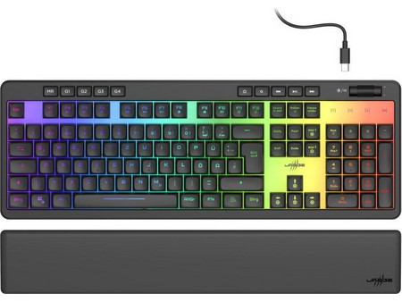 uRage Exodus 515 Gaming Πληκτρολόγιο RGB Black