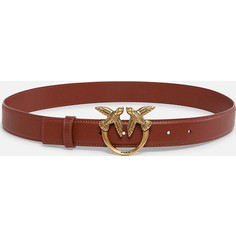 Pinko Γυναικεία Ζώνη Λεπτή Δερμάτινη Καφέ 100125A0F1-L84Q
