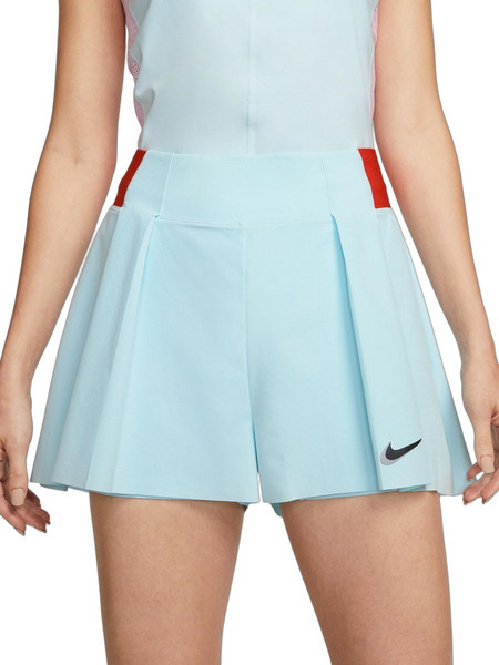 Nike Μίνι Φούστα Υφασμάτινη Ψηλόμεση Σορτς Γαλάζια DR6787-474