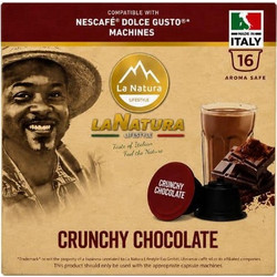 La Natura Lifestyle Κάψουλες Σοκολάτα Crunchy Chocolate Συμβατές με Μηχανή Dolce Gusto 16τμχ