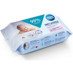 Canpol Babies Μωρομάντηλα με Νερό Χωρίς Άρωμα & Parabens 60τμχ