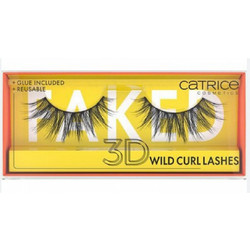 Catrice Faked Wild Curl Βλεφαρίδες Ενιαίες Σετ με Κόλλα 2τμχ C140382-25
