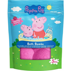 Peppa Pig Raspberyy Bath Bombs 5x50gr