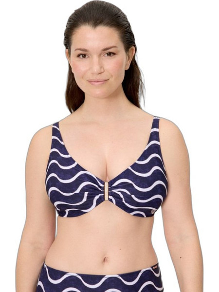 Ysabel Mora Bikini Top Navy Μπλε 83226