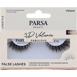 PARSA Beauty 310 Βλεφαρίδες Ενιαίες Σετ με Κόλλα 2τμχ 4001065316828