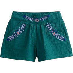 Dpam Emerald Flowers Παιδικό Σορτς Λινό Πράσινο ZAEXOSHORT1
