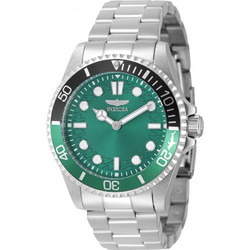 Invicta Pro Diver Ανδρικό Ρολόι με Ασημί Μεταλλικό Μπρασελέ 49705