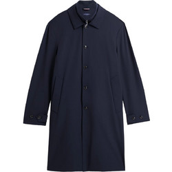 Tommy Hilfiger Ανδρική Καπαρντίνα Μακριά Υφασμάτινη με Επένδυση Navy Μπλε MW0MW44846-DW5