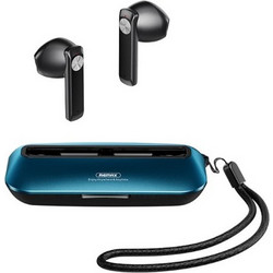 Remax AlloyBuds M2 TWS Ακουστικά Bluetooth In Ear Ανθεκτικά στο Νερό Blue
