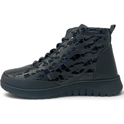 Sabino Γυναικεία Sneakers Μποτάκια Μαύρα 27299