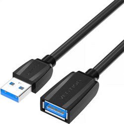 Vention VAS-A45-B050 Καλώδιο USB-A Male 3.0 to USB-A Female 0.5m Black