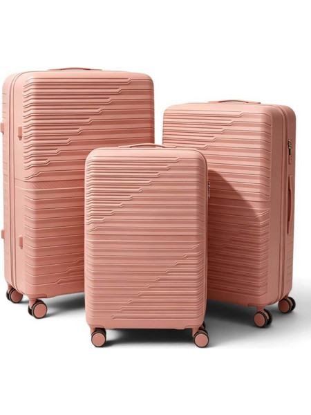 Playbags Collection 1206 Σετ Βαλίτσες 3τμχ Ροζ