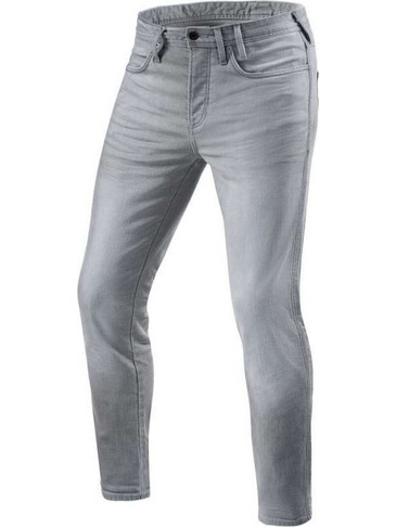 Rev'IT Piston 2 SK Ανδρικό Παντελόνι Μηχανής Cordura Jean Καλοκαιρινό Ασημί