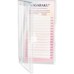 Nagaraku Βλεφαρίδες Τρίχα-Τρίχα Λευκές 0.07mm C 7-15mm 46504