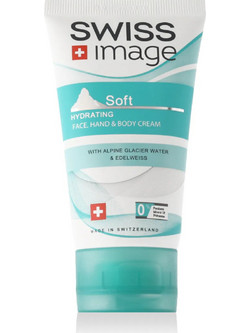 Swiss Image Soft Hydrating Face, Hand & Body Ενυδατική Κρέμα Σώματος 75ml