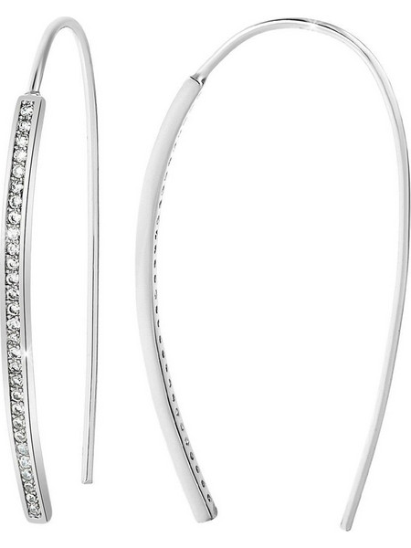 So Charm Γυναικεία Σκουλαρίκια Κρεμαστά Ασημί με Swarovski BS2114-ARGENT
