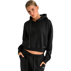 BodyTalk Γυναικείο Αθλητικό Crop Top με Κουκούλα Μαύρο 1262-904825-00100