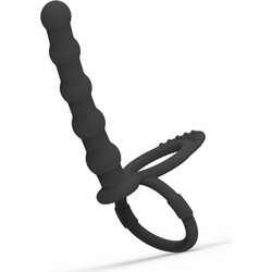 Lolo Harness Strap On με Dildo 13.5cm Μαύρο
