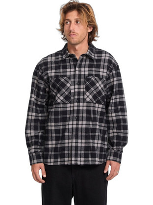 Volcom Hunkstone LS Ανδρικό Πουκάμισο Μαύρο FA26