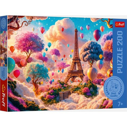 Puzzle Trefl Πύργος του Άιφελ Αερόστατα 200 Κομμάτια
