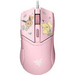 Razer Cobra Pokemon Pikachu & Evoli Edition Ενσύρματο Gaming Ποντίκι RGB 8500 DPI Pink