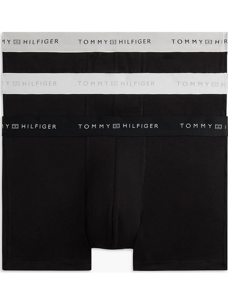 Tommy Hilfiger Ανδρικά Μποξεράκια Σετ 3Pack Μαύρα UM0UM03964-0W8