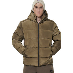 Body Action Ανδρικό Μπουφάν Χειμωνιάτικο Puffer Χακί 073622-01