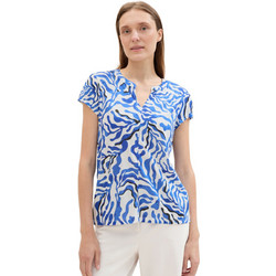 Tom Tailor Γυναικείο Καλοκαιρινό Top Εκρού 1042394-35306