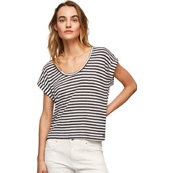 Pepe Jeans Leia Γυναικείο Καλοκαιρινό Top Εκρού PL505404-594