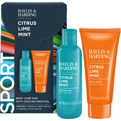 Baylis & Harding Men's Citrus Lime & Mint Shower Gel 150ml + After Shave Balm 130ml