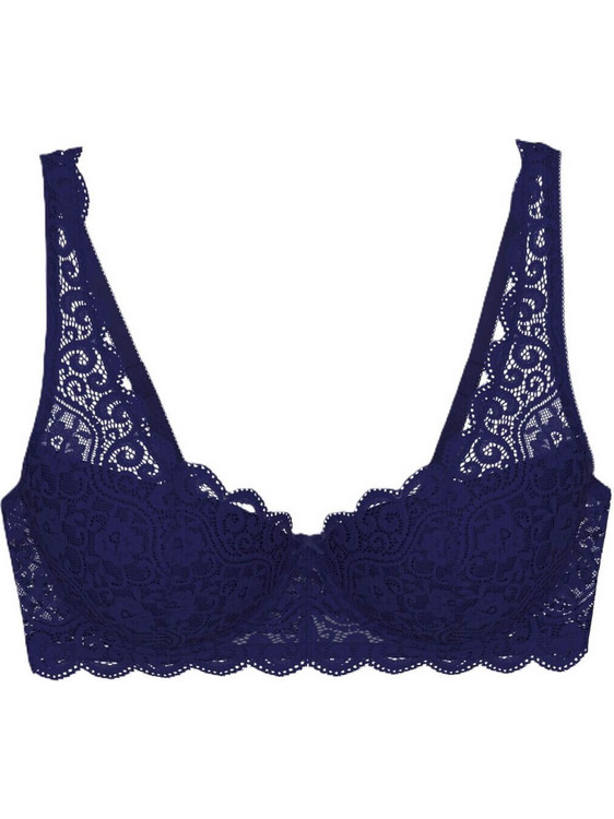 Triumph Amourette Σουτιέν Balconette με Ελαφριά Ενίσχυση με Μπανέλα Navy Μπλε 10209584