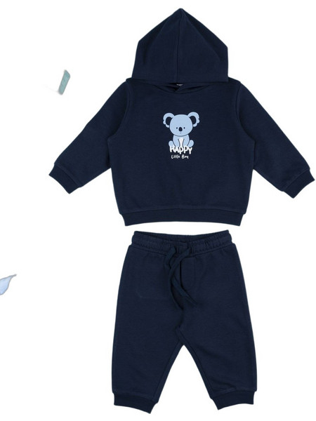 Prenatal Βρεφικό Σετ Φόρμας για Αγόρι Χειμωνιάτικο Navy Μπλε 1587262