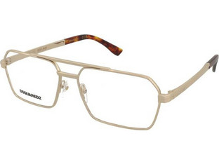Dsquared2 D20217 J5G Γυναικείος Σκελετός Γυαλιών Οράσεως Μεταλλικός Χρυσός