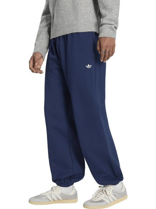 Adidas Essentials Ανδρικό Παντελόνι Φόρμας Fleece με Λάστιχο Navy Μπλε KS9822