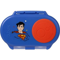 B.Box Superman Πλαστικό Παιδικό Δοχείο Φαγητού Μπλε 350ml