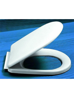 Gloria Αcqua Καπάκι Λεκάνης D-Shape Πλαστικό Λευκό 46.5x36cm REF10205376
