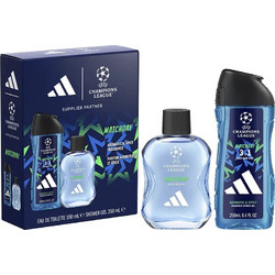 Adidas UEFA Champions League Matchday Eau de Toilette 100ml + Shower Gel 250ml