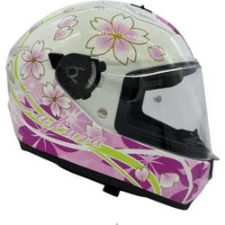 Zeus 821E White Pink Κράνος Μηχανής Full Face